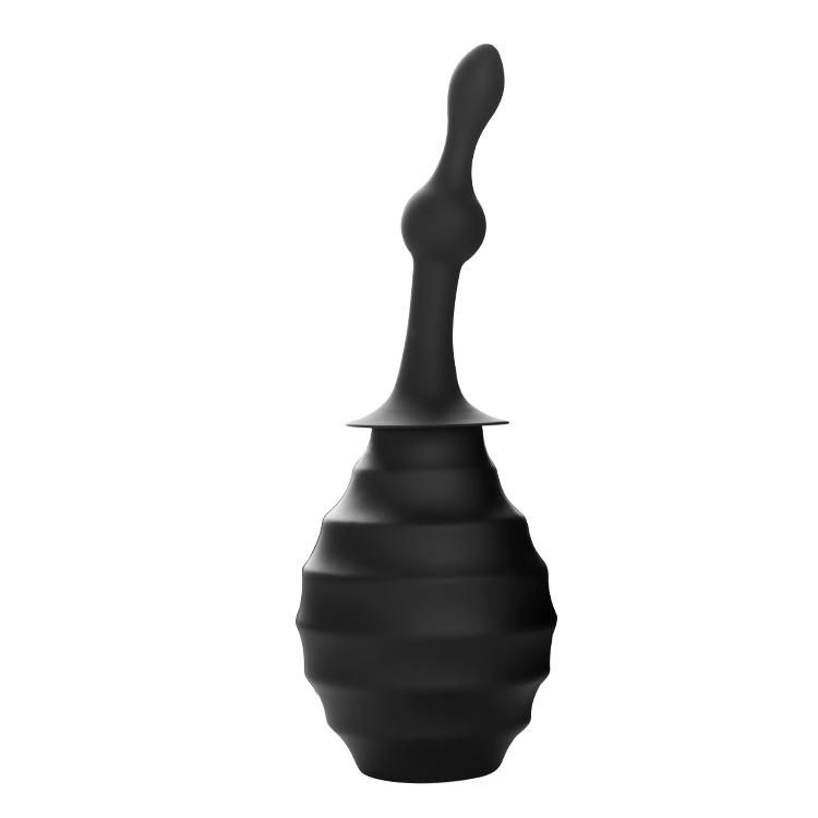 Black Silicone Anal Douche Large Intimdusche Klistier