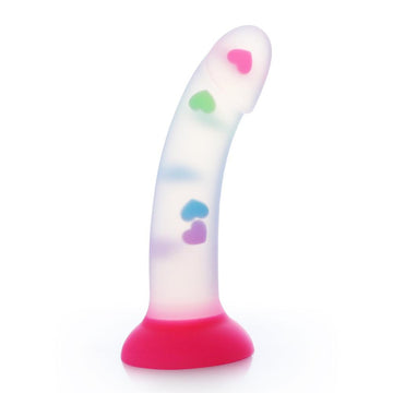 7 Inch Cute Curvy Jelly Confetti Dildo