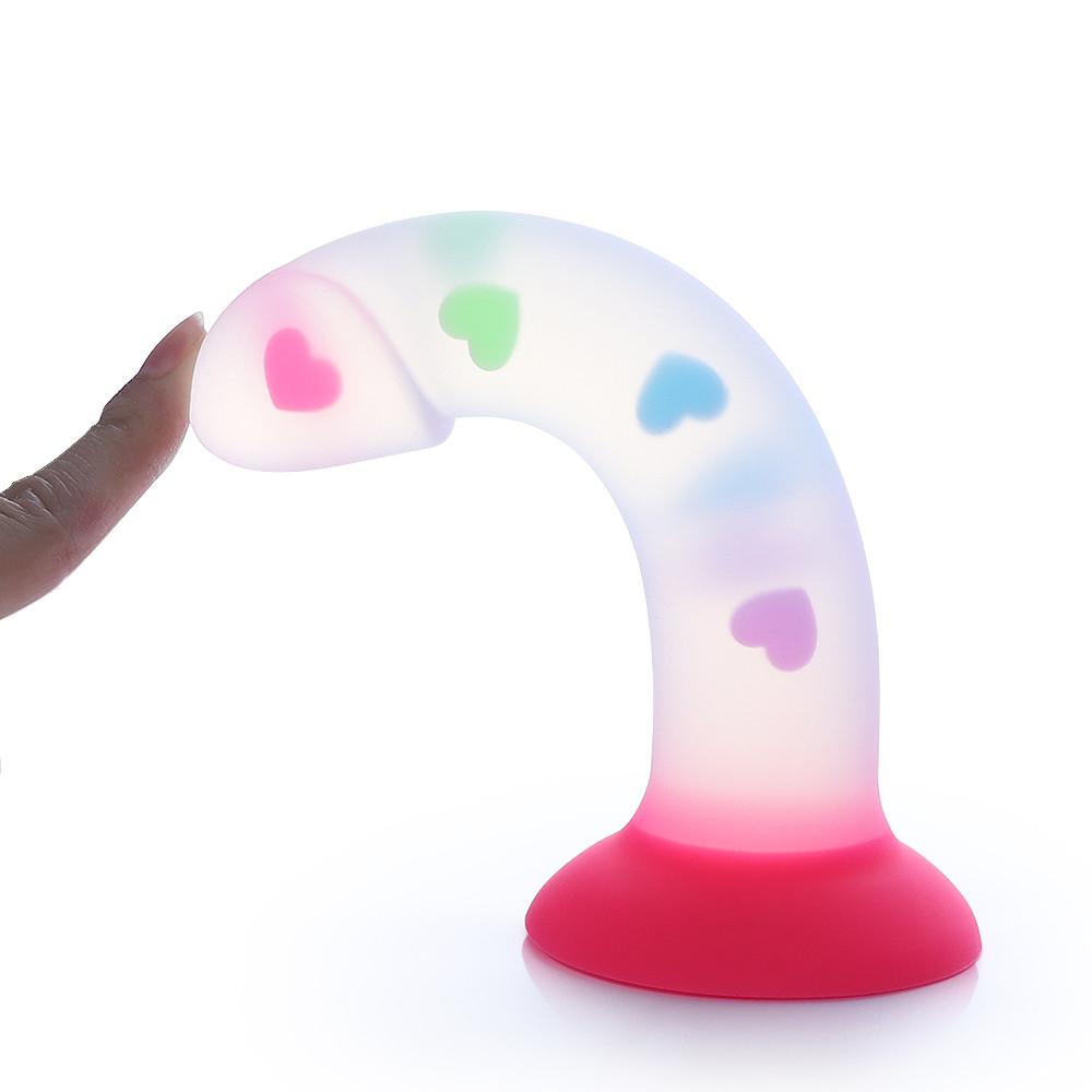 7 Inch Cute Curvy Jelly Confetti Dildo
