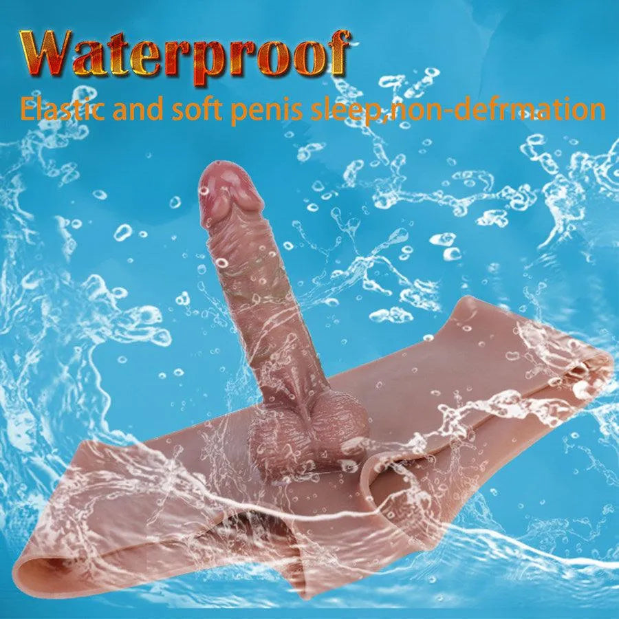 7.5 Inch Silicone Wearable Hollow Dildo Pants