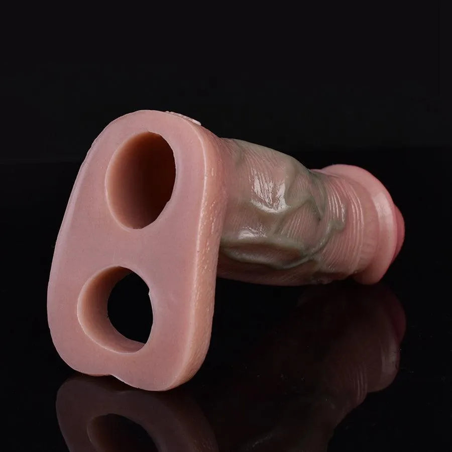 5 Inch Realistic Open Knot Penis Sleeve